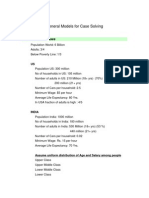 Models for Case Solving