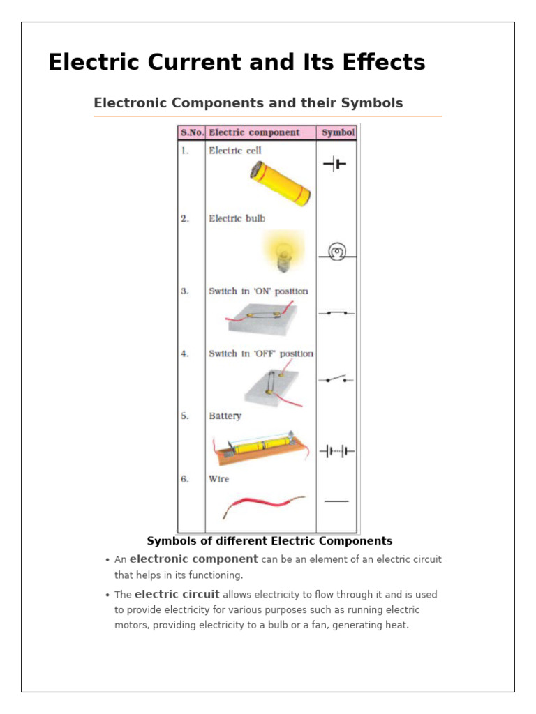 Understanding Electric Current Effects | PDF | Compact Fluorescent Lamp ...