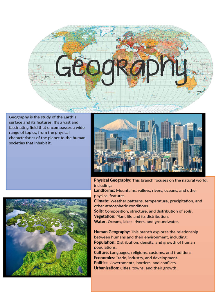 Understanding Geography: Key Concepts | PDF