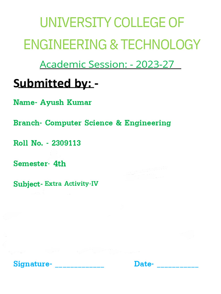 University College of Engineering & Technology (1) 77 - Copy - PDF | PDF