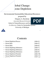 Global Change: Ozone Depletion: Environmental Sustainability Educational Resources Prepared by Gregory A. Keoleian