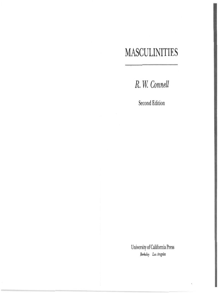 Connell Social Organization of Masculinities | PDF