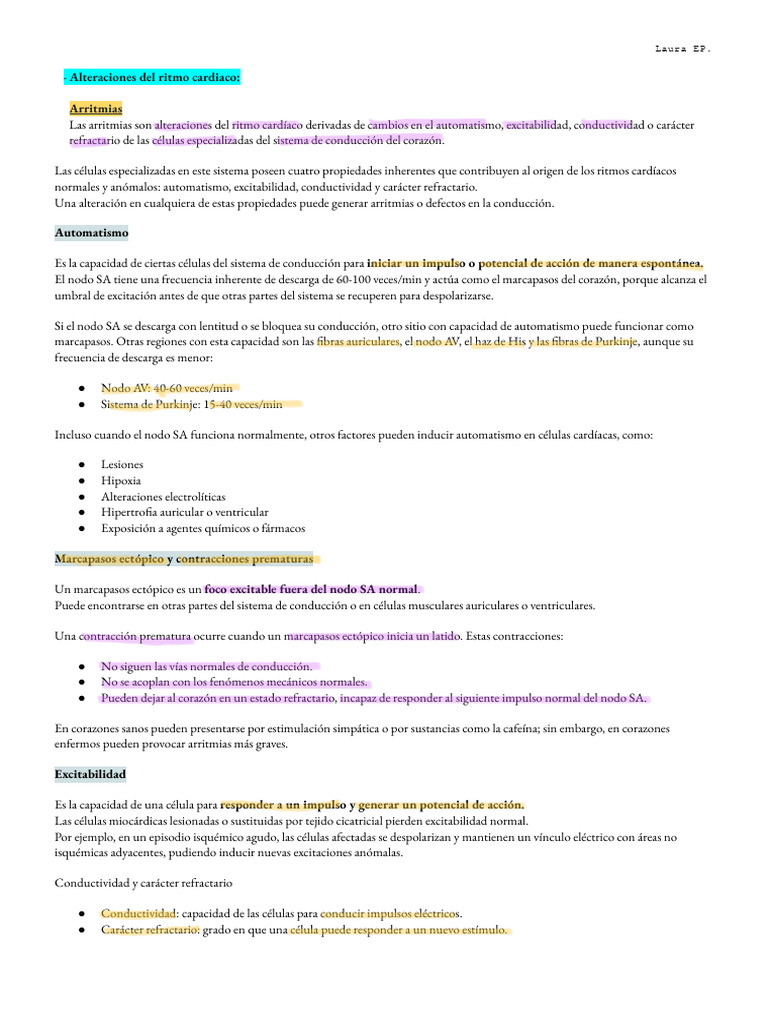 Fisiopatologia Cardíaca | PDF | Infarto de miocardio | Especialidades ...