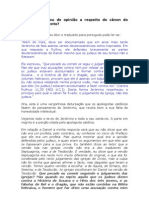 Jerónimo mudou de opinião a respeito do cânon do Antigo Testamento? 