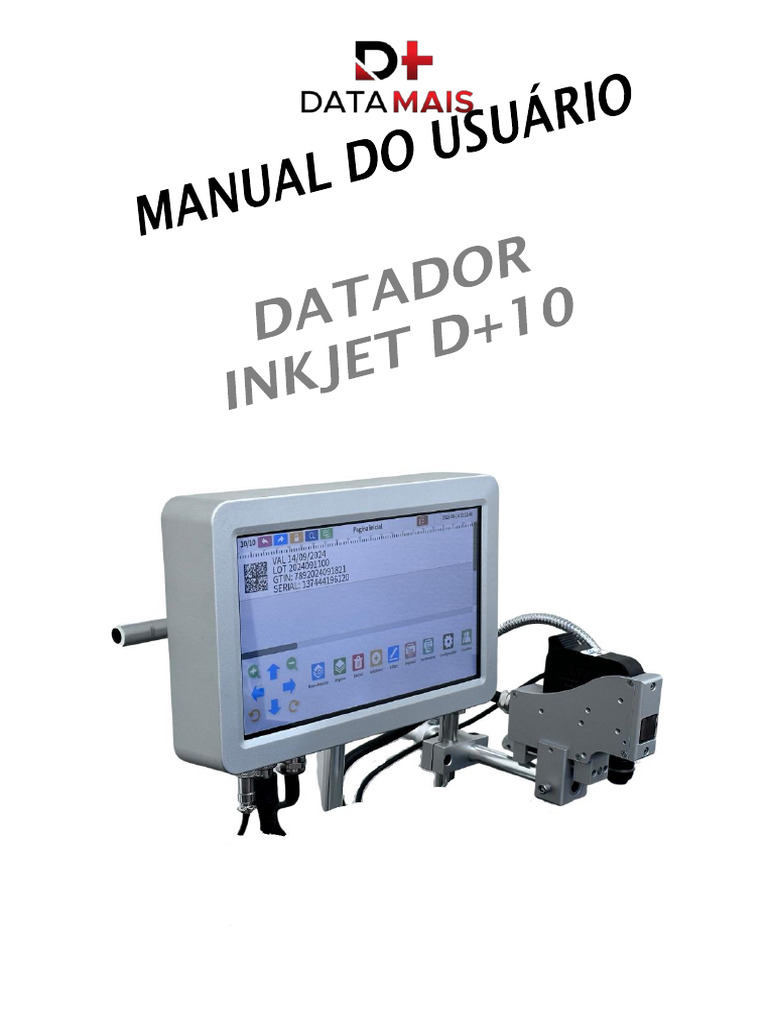 Manual de Uso do Datador Inkjet | PDF | Impressão | Impressora ...
