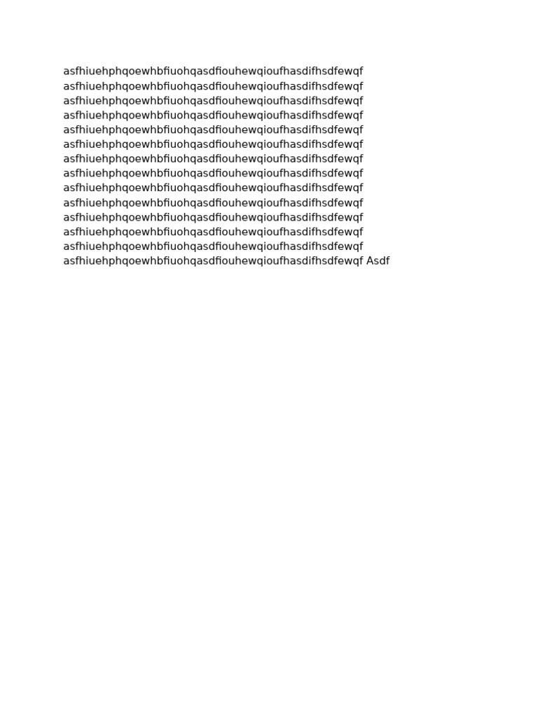 Document with Repeated Content | PDF