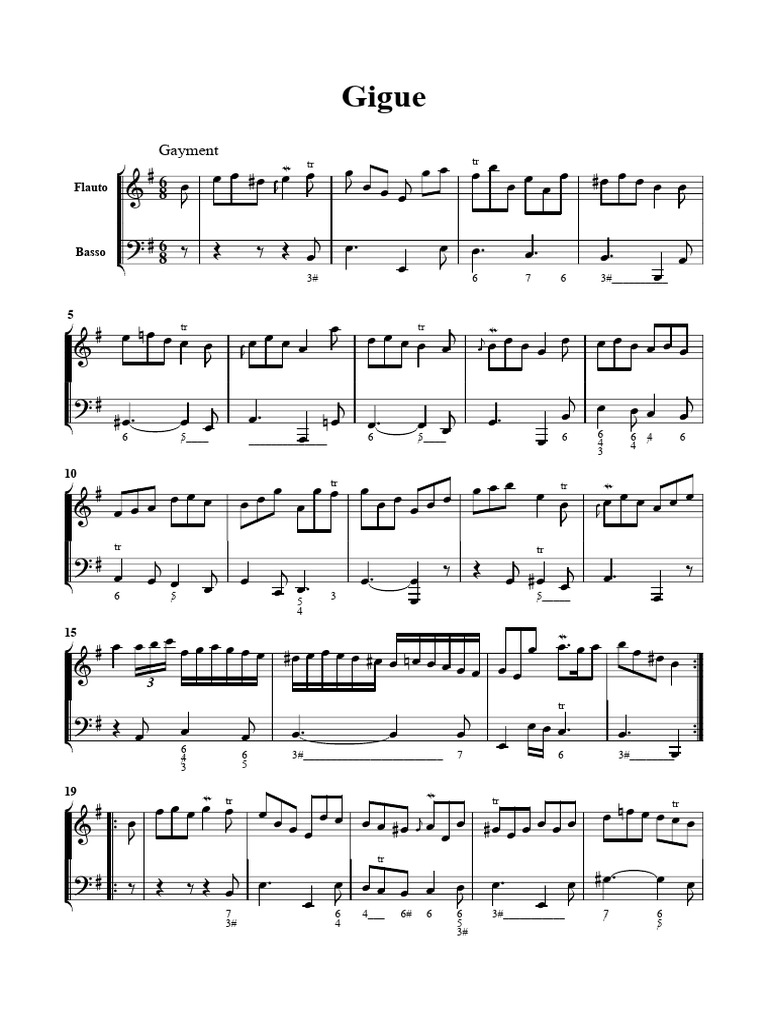 Gigue | PDF