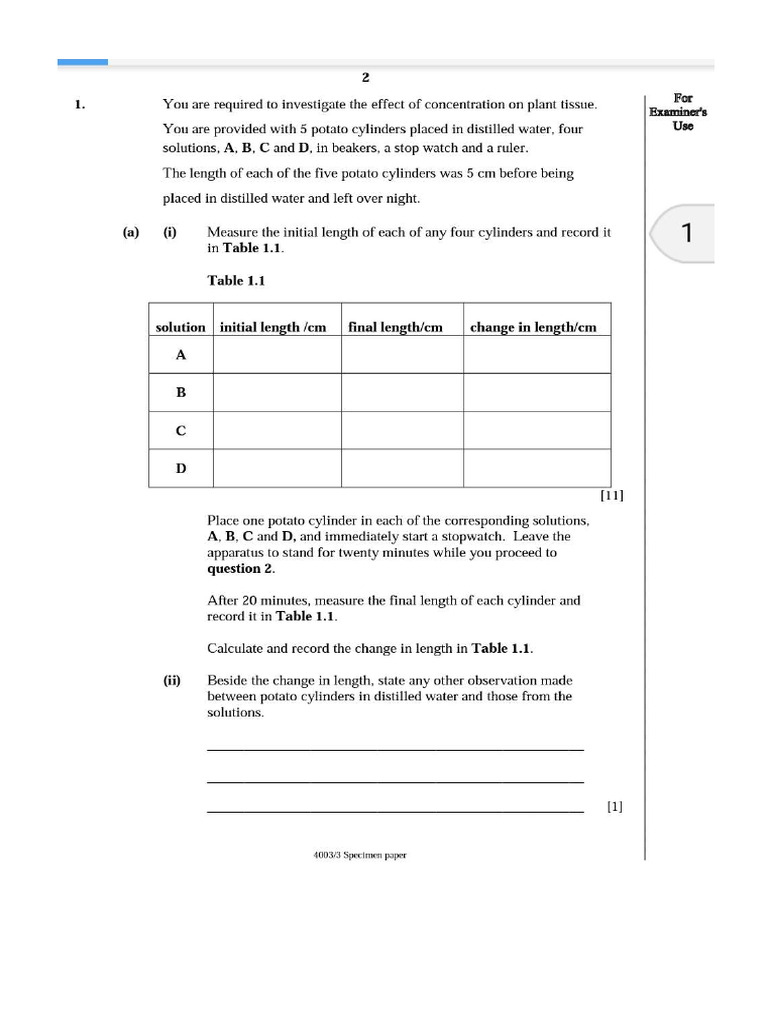 Combined Science Practicals Guide 2018-2021 | PDF