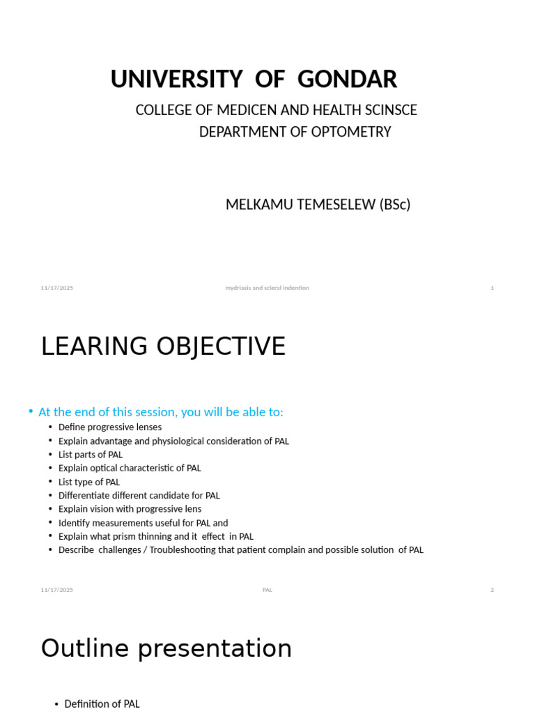 Understanding Progressive Addition Lenses | PDF | Eye | Light