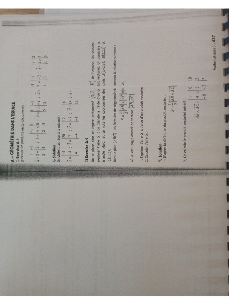 Exo Corr Math S3 | PDF