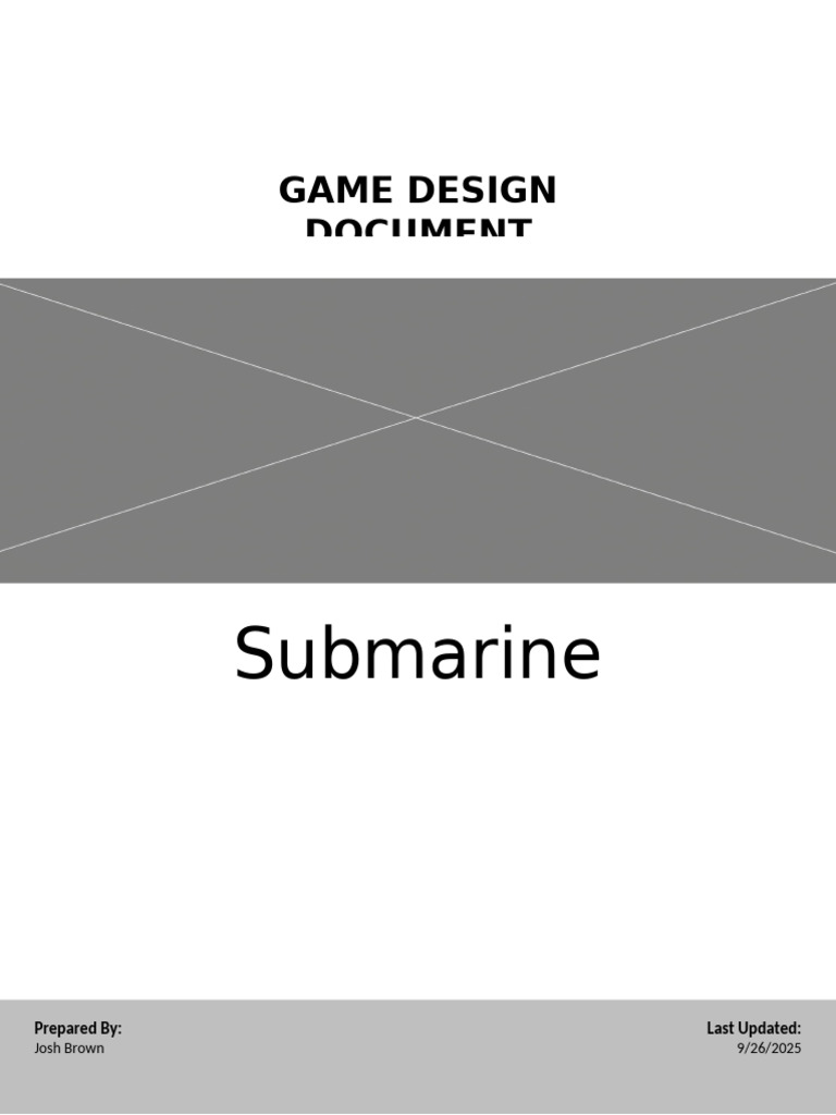 G DD Template Exam 1 | PDF