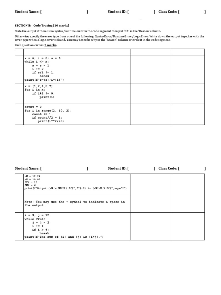 A2-Section B | PDF
