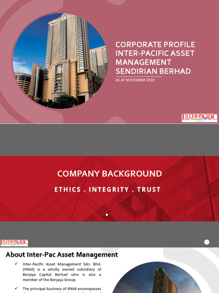 Inter-Pacific Asset Management Corporate Profile Ver. 3.0 | PDF ...