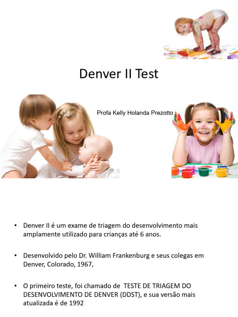 Teste Denver II: Triagem do Desenvolvimento Infantil | PDF