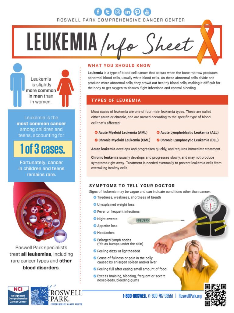 Leukemia Symptoms and Treatment Guide | PDF | Leukemia | Diseases And ...