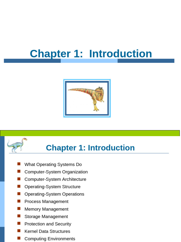 Overview of Operating System Concepts | PDF | Operating System ...