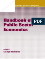 Handbook of Public Sector Economics