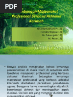 Download Membangun Masyarakat Profesional Berbasis Akhlakul Karimah by Gita Ramadhani Putri SN95052455 doc pdf