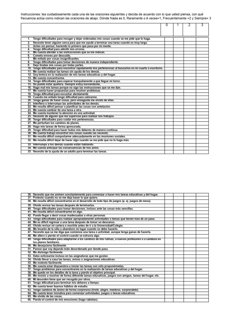 EFECO PARA IMPRESION Evalucaión y Forms Office-2 | PDF