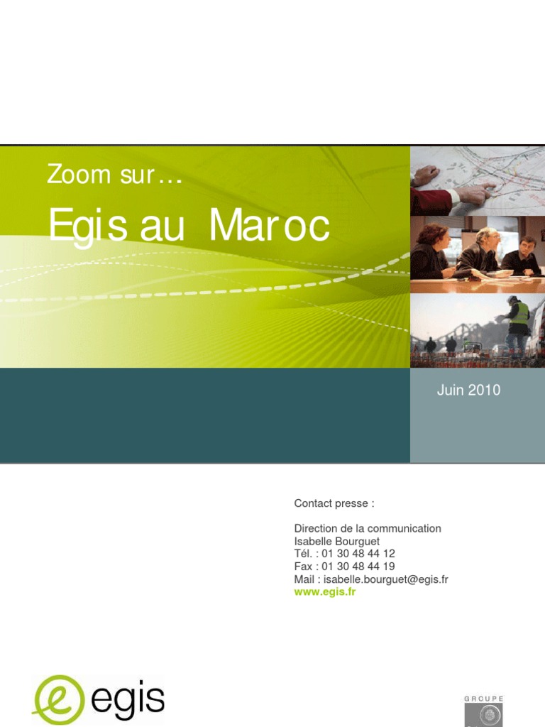 Egis : Ingénierie au Maroc | PDF | Maroc | Industries