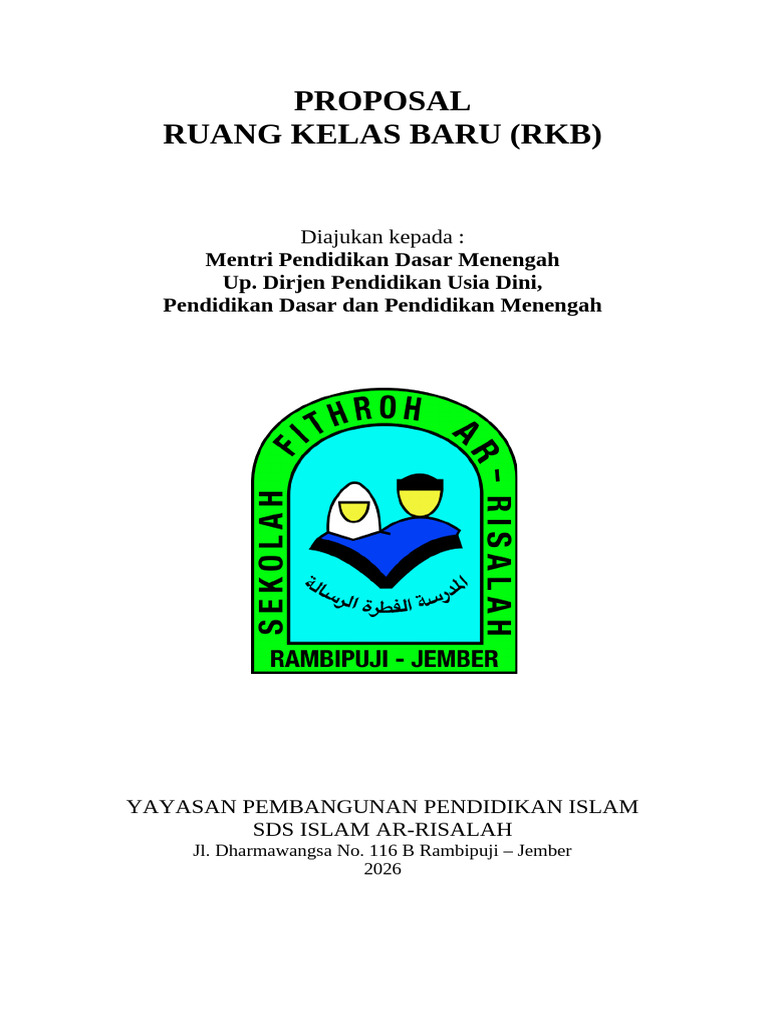 Contoh Proposal Rkb Hibah 2026 | PDF