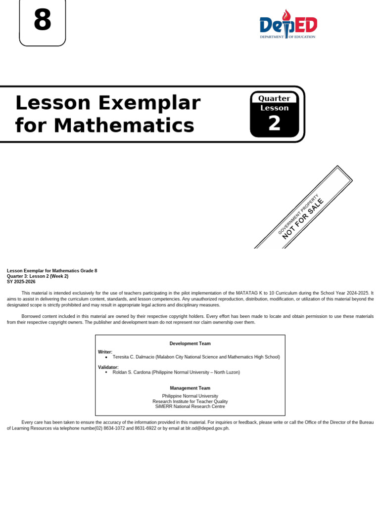 Grade 8 Math: Solving Linear Equations | PDF | Equations | Numbers