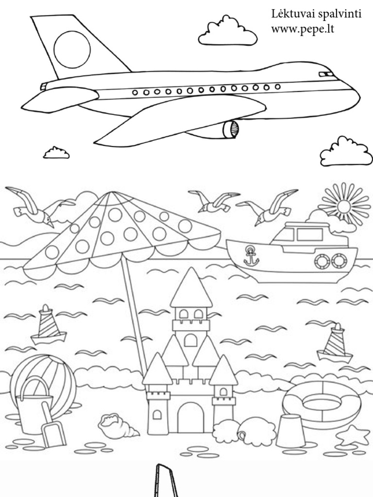Lektuvai Spalvinti | PDF