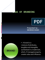 Laws of Branding: Presented By: Sehrish Shah