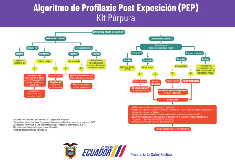 Algoritmo Kit Purpura (Pep) | PDF | VIH | Hepatitis B