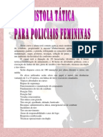 Curso pistola tática para policiais femininas