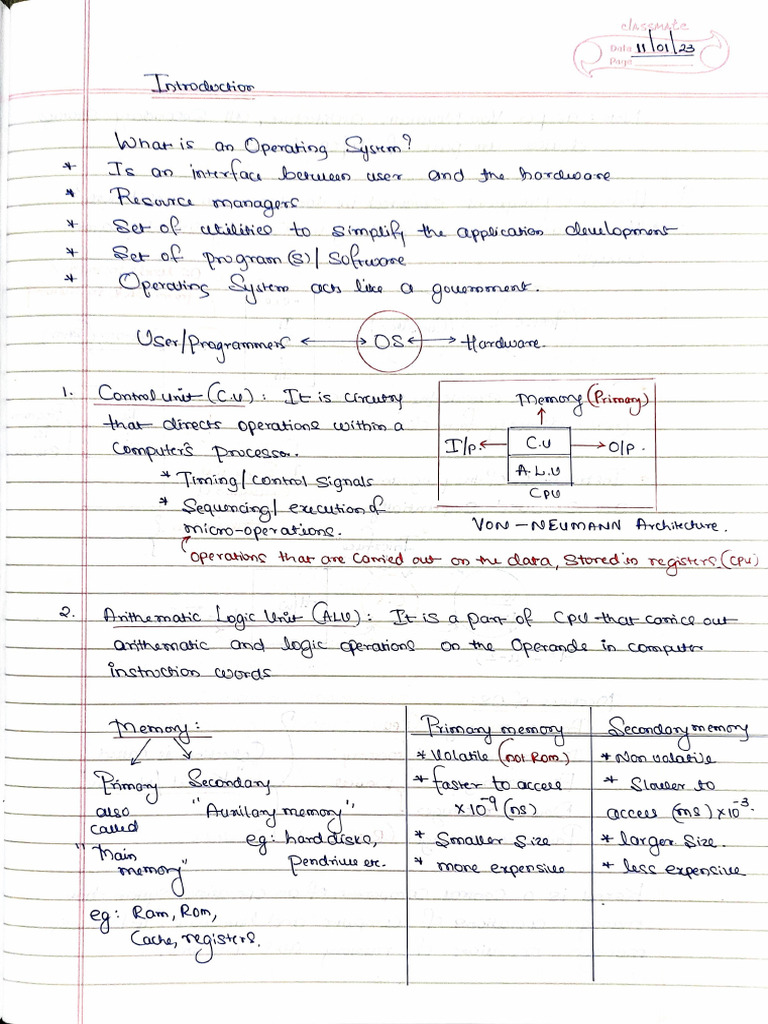 Complete OS Notes (Khaleel Sir) | PDF