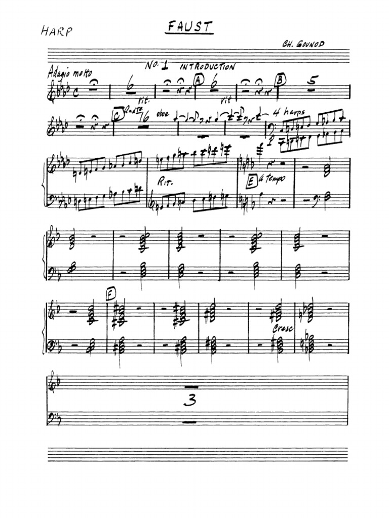 GOUNOD Faust Ballet Music | PDF