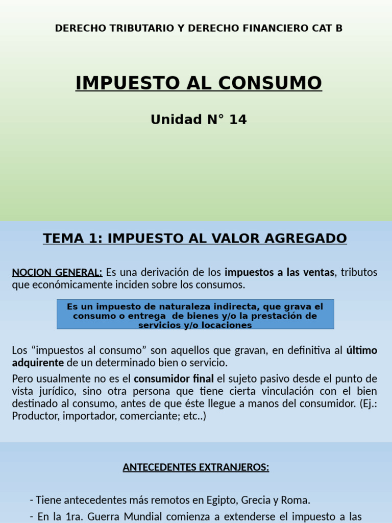 Impuesto al Valor Agregado en Argentina | PDF | Impuestos | Impuesto al ...