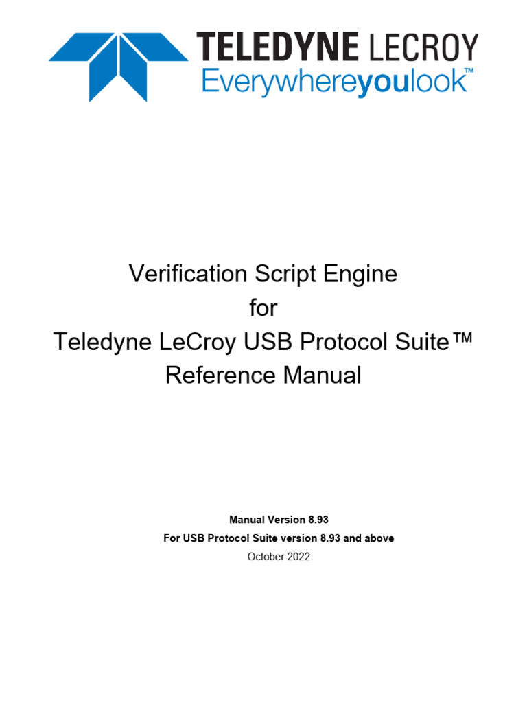 USB Verification Script Engine Manual | PDF | Computing | Computer ...