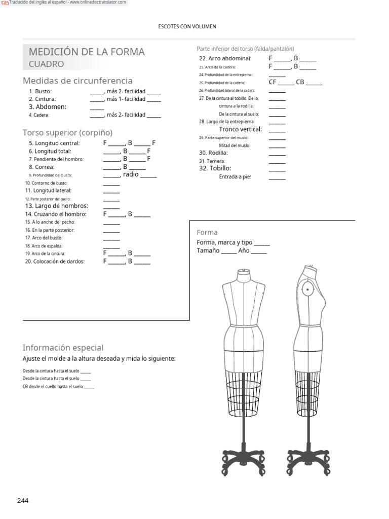 251-400 TRADUCIDO Pattern Making For Fashion Design, 5th Edition, by ...
