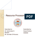 Resource Processing System