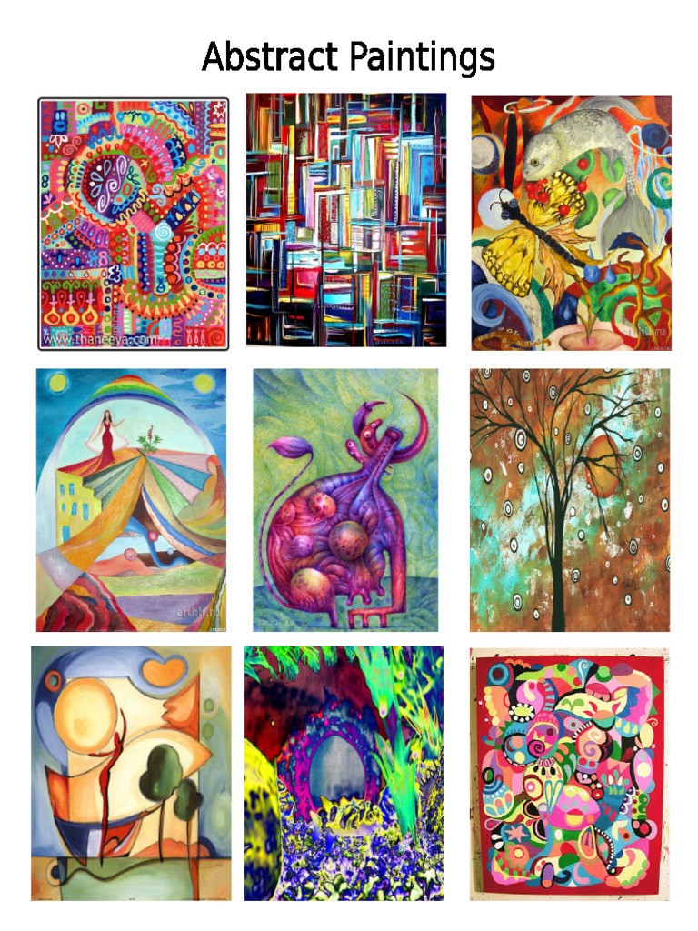Abstract Paintings | PDF