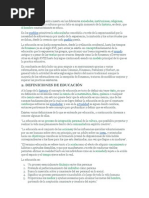 La Educacion Como Metodo de Estudio