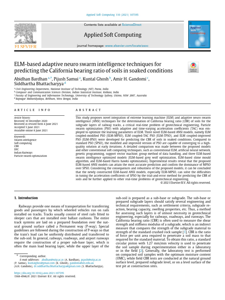 ELM-based Adaptive Neuro Swarm Intelligence Techniques For Predicting ...