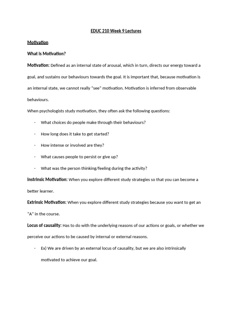 Understanding Motivation Theories in Education | PDF | Self Efficacy ...