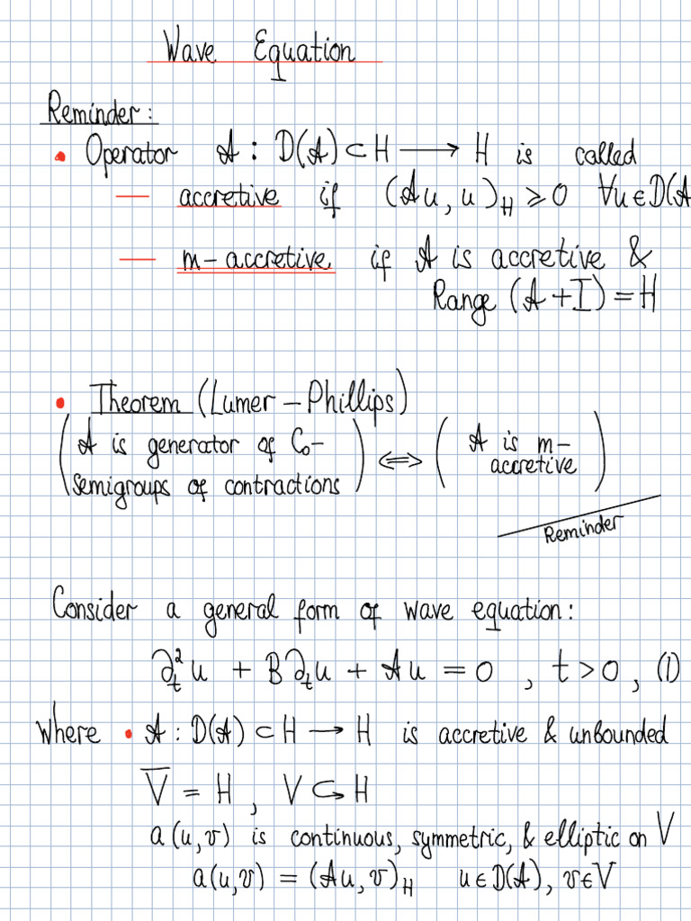 212 - Lecture 19 - Wave Equation | PDF