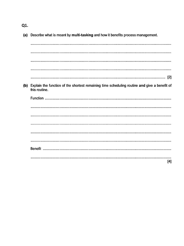 OS Revision | PDF