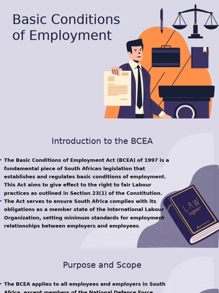 Overview of South Africa's BCEA Regulations | PDF | Labour Law | Employment