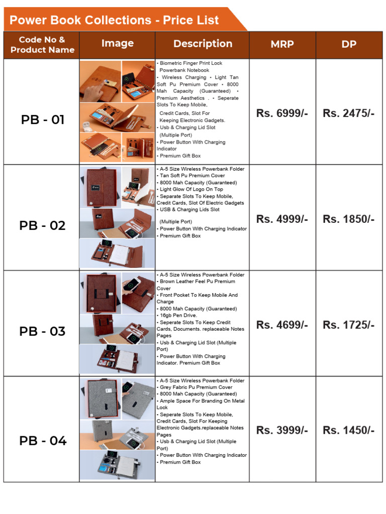 Premium Powerbank Folder Collection | PDF | Usb Flash Drive | Battery ...