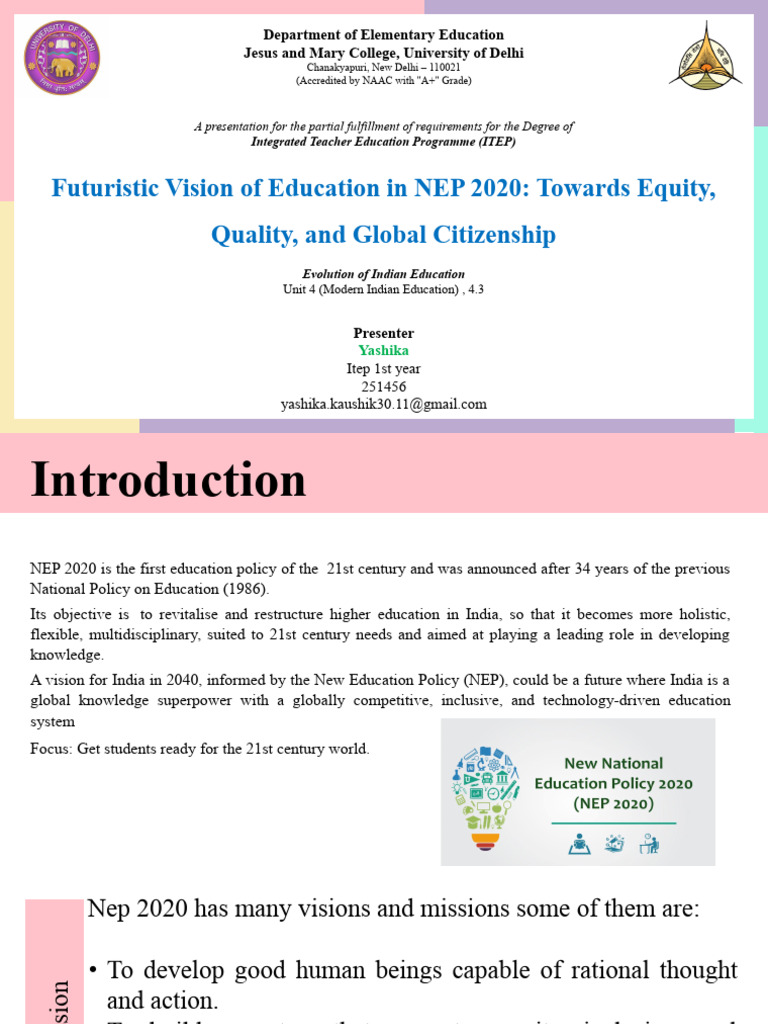 NEP 2020-1 Merged | PDF | Vocational Education | Pedagogy