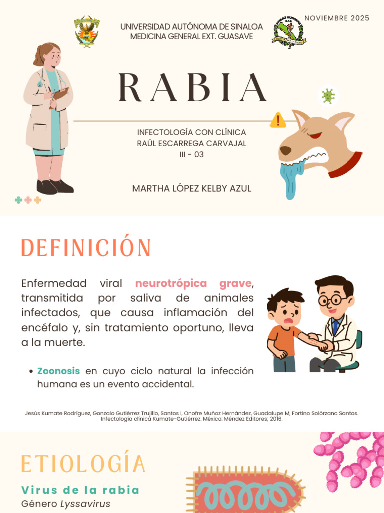 Rabia Humana | PDF | Rabia | Enfermedades y trastornos humanos