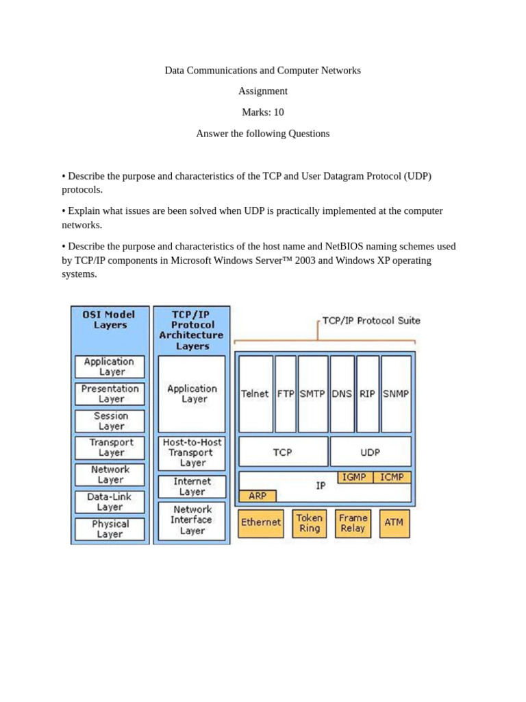 TCP, UDP, and Naming Schemes Explained | PDF