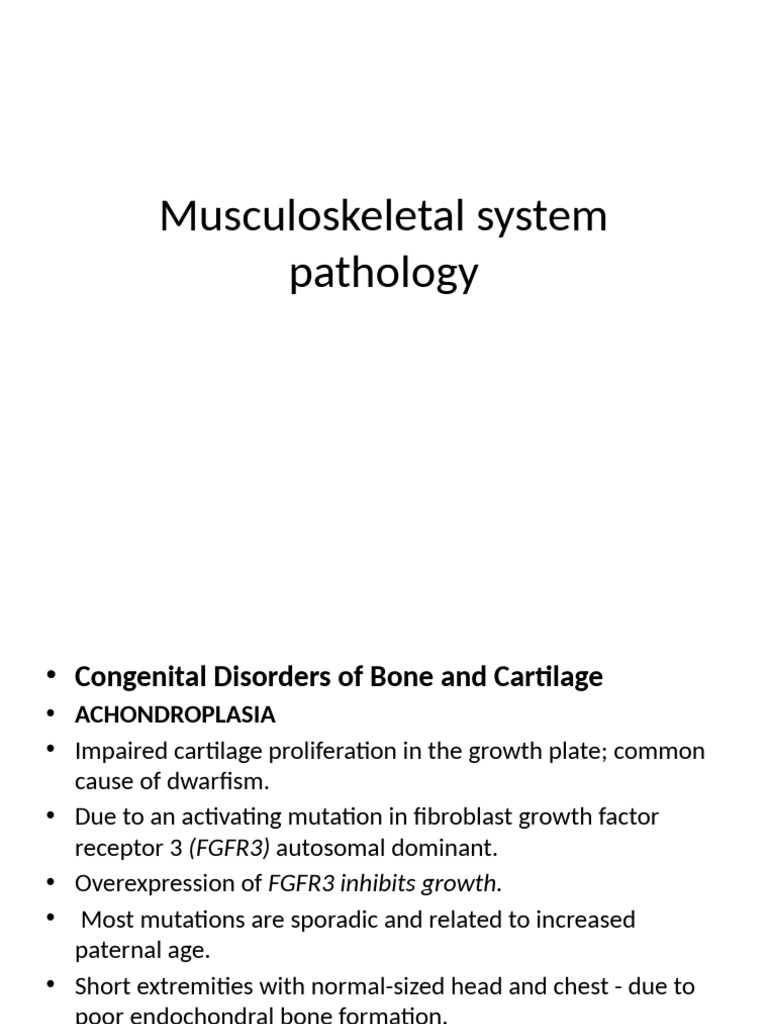 Musculoskeletal Pathologies Overview | PDF | Bone | Osteoporosis