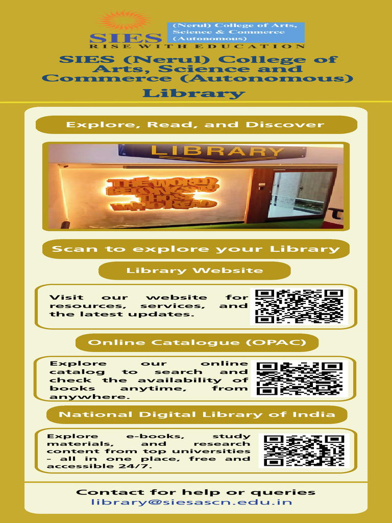SIES College Library Resources Guide | PDF