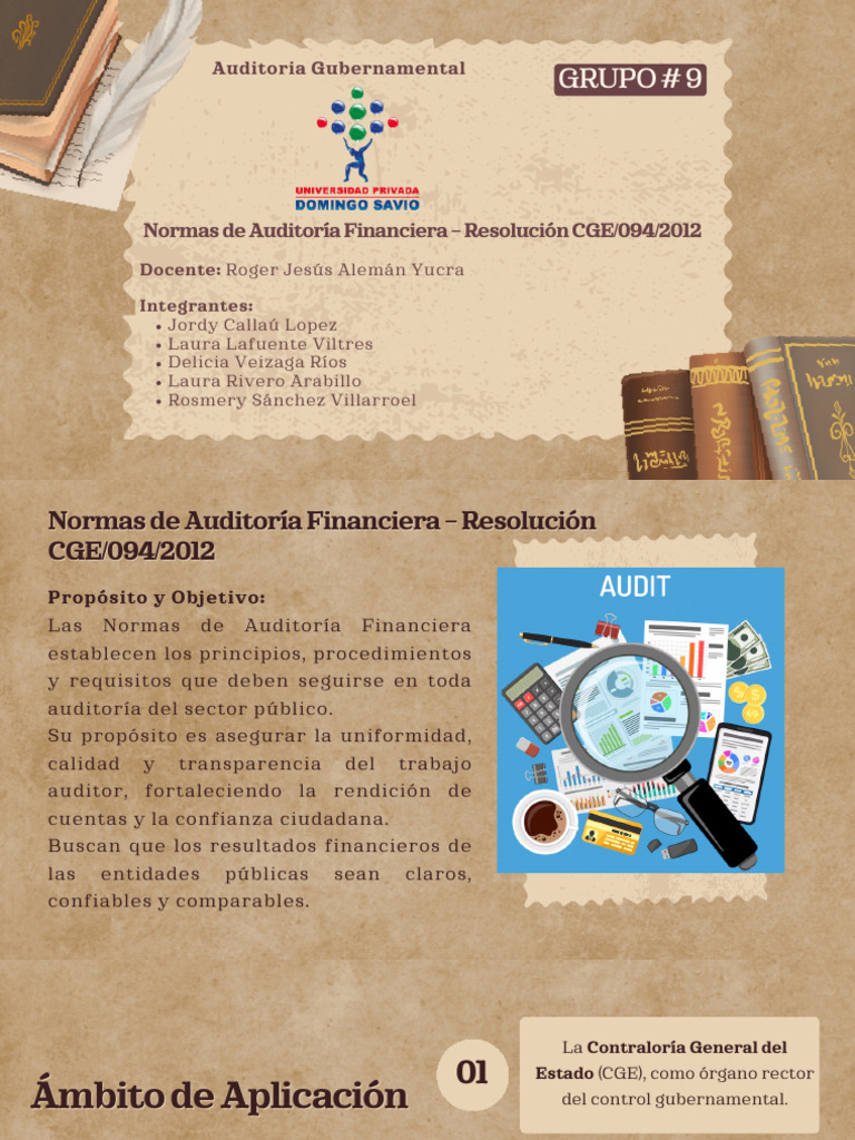Normas de Auditoría Financiera en Bolivia | PDF | Auditoría | Contralor